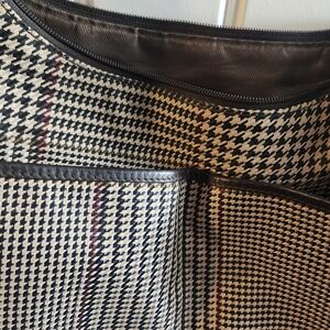Houndstooth Patterned Purse